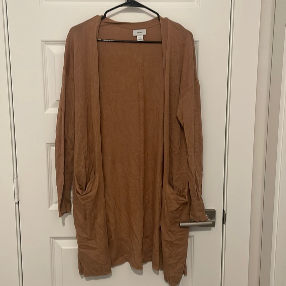 Long light weight brown cardigan
